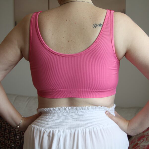 Loungerie Pink Bralette Back View