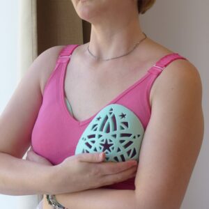 Loungerie Pink Bralette with We Wear Boost Breast Form