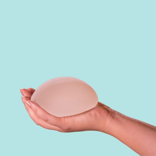 Traditional silicone breast prosthesis 
