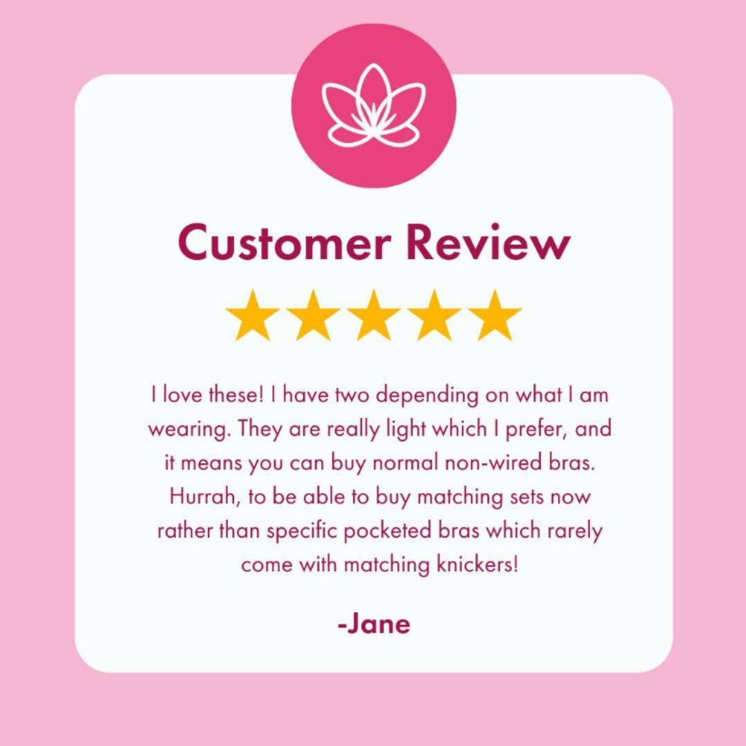 We Wear Boost Breast Form Customer review from Jane